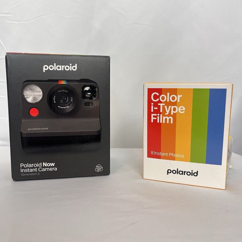 NWT New Polaroid Now Generation 2 Instant Camera & Film